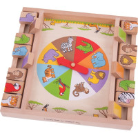 Bigjigs Toys Ruleta so zvieratkami