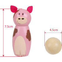 Bigjigs Toys Drevené kolky farma