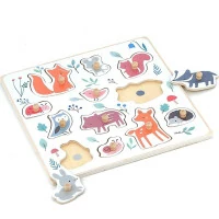 Vilac Lesné zvieratká puzzle s úchytom od Sarah Betz