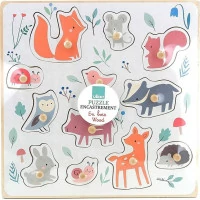 Vilac Lesné zvieratká puzzle s úchytom od Sarah Betz