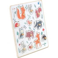 Vilac Lesné zvieratká puzzle s úchytom od Sarah Betz