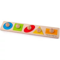 Bigjigs Baby Vkladacie puzzle tvary