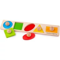 Bigjigs Baby Vkladacie puzzle tvary