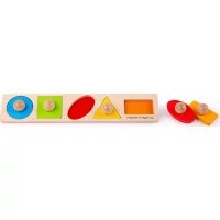 Bigjigs Baby Vkladacie puzzle tvary