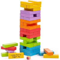 Bigjigs Toys Farebná Jenga