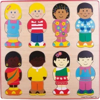 Bigjigs Toys Vkladacie puzzle kamaráti