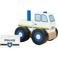 small foot Drevené skladacie auto polícia