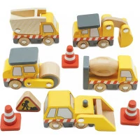 Le Toy Van Set stavebných strojov