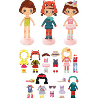Vilac Magnetické obliekacie puzzle Chloe