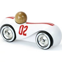 Vilac Drevené auto Streamline vintage biele