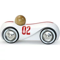 Vilac Drevené auto Streamline vintage biele
