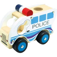 Bino Drevené auto polícia