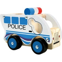 Bino Drevené auto polícia