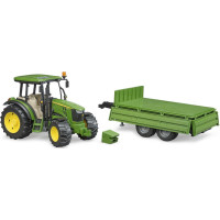 Bruder Traktor John Deere s valníkom