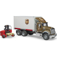 Bruder Nákladné auto Mack UPS s vysokozdvižným vozíkom