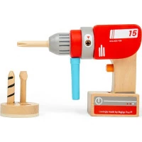 Bigjigs Toys Drevená vŕtačka