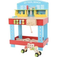 Bigjigs Toys Drevený pracovný stôl