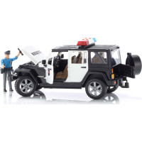 Bruder Jeep Wrangler Rubicon Polícia