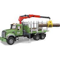 Bruder Nákladné auto MACK Granit prepravník dreva