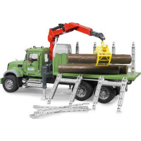 Bruder Nákladné auto MACK Granit prepravník dreva