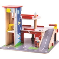 Bigjigs Toys Garáž s parkoviskom