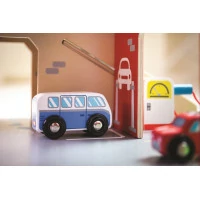 Bigjigs Toys Garáž s parkoviskom