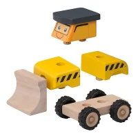 Wonderworld Drevený mini buldozer