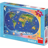 Dino Puzzle Detská mapa 300 XL dielikov