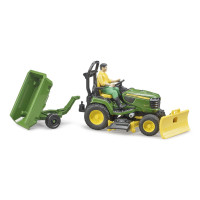 Bruder Záhradný traktor John Deere X949 so záhradníkom