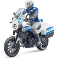Bruder BWORLD policajný motocykel Ducati Scrambler s jazdcom