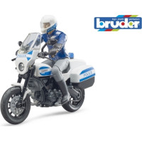 Bruder BWORLD policajný motocykel Ducati Scrambler s jazdcom