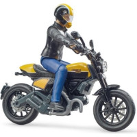 Bruder 63053 BWORLD Motocykel Scrambler Ducati Cafe Racer s jazdcom