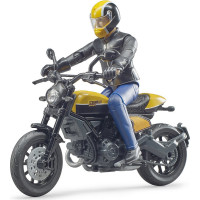 Bruder 63053 BWORLD Motocykel Scrambler Ducati Cafe Racer s jazdcom