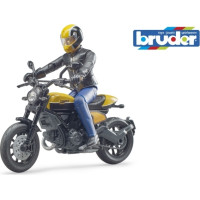 Bruder 63053 BWORLD Motocykel Scrambler Ducati Cafe Racer s jazdcom