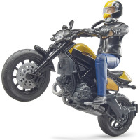 Bruder 63053 BWORLD Motocykel Scrambler Ducati Cafe Racer s jazdcom