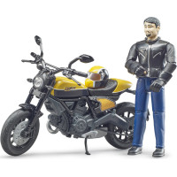 Bruder 63053 BWORLD Motocykel Scrambler Ducati Cafe Racer s jazdcom