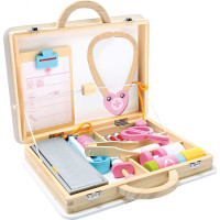 Bino Lekársky set v drevenom kufríku