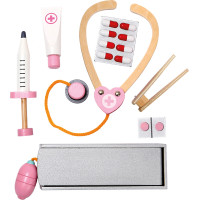 Bino Lekársky set v drevenom kufríku