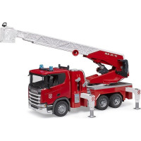 Bruder Hasičské auto Scania s rebríkom