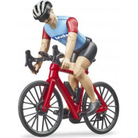 Bruder Cestný bicykel s figúrkou cyklistu