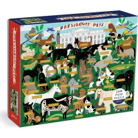 Galison Puzzle Prezidentskí maznáčikovia 2000 dielikov