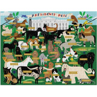 Galison Puzzle Prezidentskí maznáčikovia 2000 dielikov