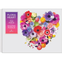 Galison Puzzle Kvetinové srdce 750 dielikov