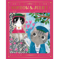 Mudpuppy Puzzle Romeow & Juliet Bookish Cats 100 dielikov