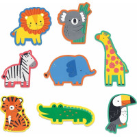 Mudpuppy Puzzle Moje prvé puzzle Veselé zvieratká