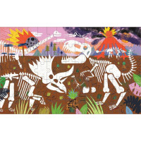 Mudpuppy Puzzle Lentikulárne Dinosaury 75 dielikov