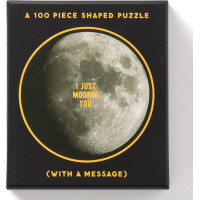Galison Puzzle Snový Mesiac 100 dielikov