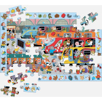 Mudpuppy Puzzle Železničná stanica 64 dielikov