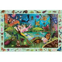 Mudpuppy Puzzle Chrobáky a motýle 64 dielikov
