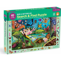Mudpuppy Puzzle Chrobáky a motýle 64 dielikov